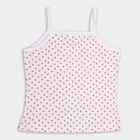 Girls' 100% Cotton Vest (Pack of 2), White, small image number null