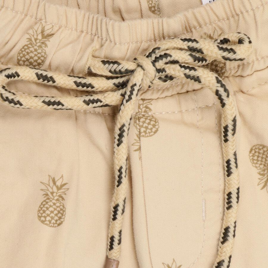 Boys' 100% Cotton Bermudas, गहरा पीला, large image number null