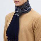 Men's Muffler, Navy Blue, small image number null