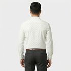 Men White Classic Formal Shirt, सफ़ेद, small