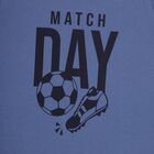 Boys Midnight Blue Round Neck Casual T-Shirt, Mid Blue, small image number null