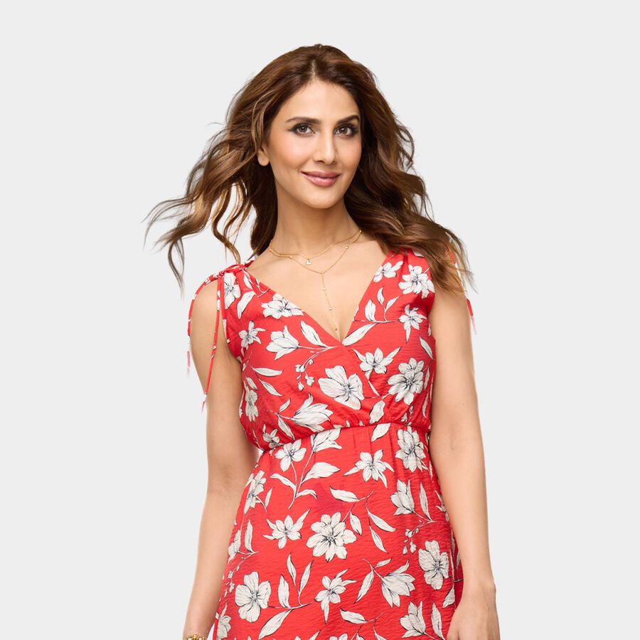 Women's Red Mock Neck Bodycon Dress, Red, large