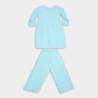 Girl's Fusion Set, Aqua, small image number null