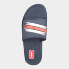 Men Solid Slip-On Casual Sandals, Navy Blue, small image number null
