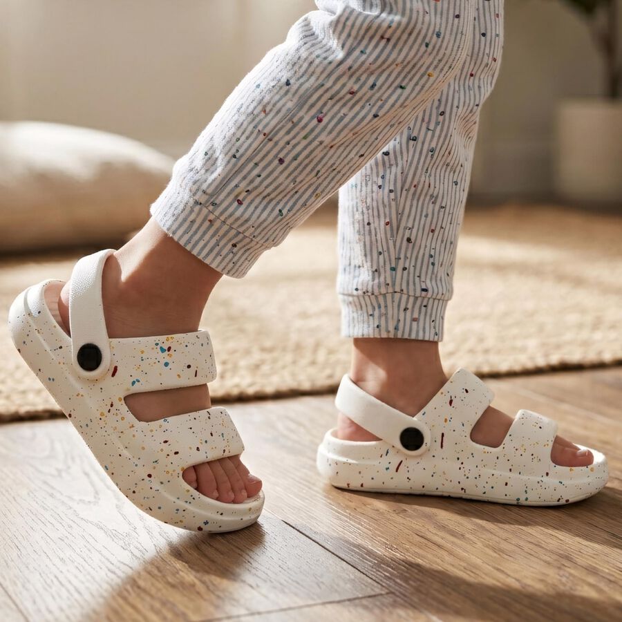 Girls' Sandal, सफ़ेद, large