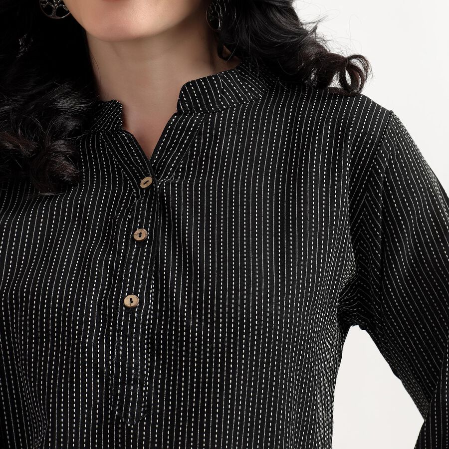 Ladies' Kurti, काला, large image number null