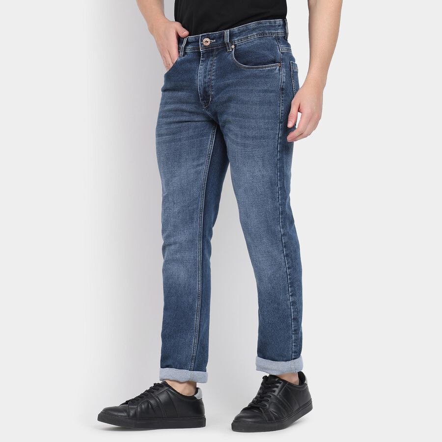 Men's Jeans, Dark Blue, large image number null