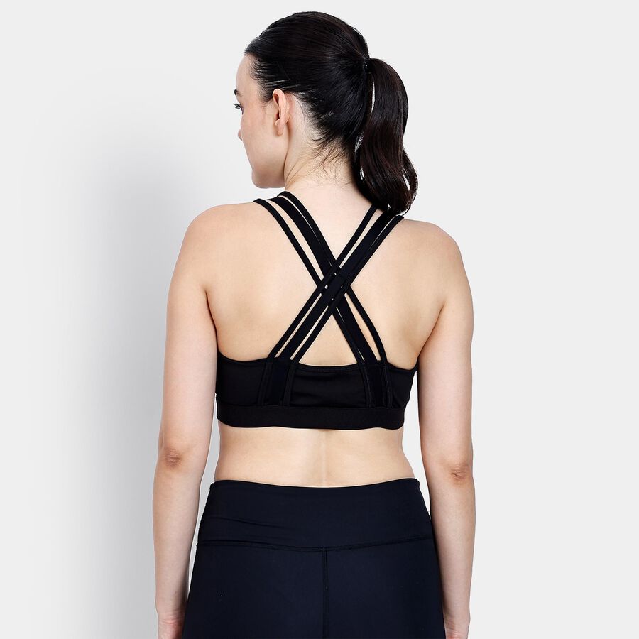 Ladies' Sports Bra , Black, large image number null