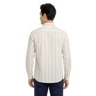 Men's Beige Cotton Regular Fit Casual Shirt, गहरा पीला, small