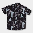 Boys' 100% Cotton Casual Shirt, नेवी ब्लू, small image number null