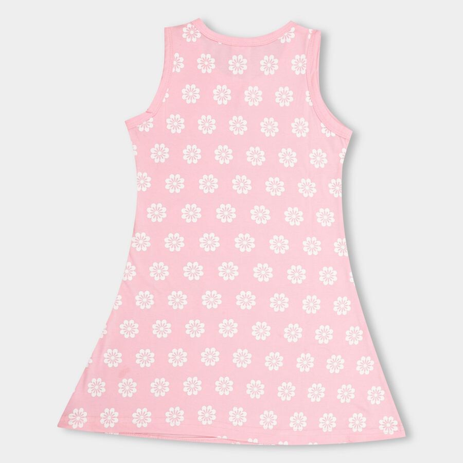 Girls' Frock, गुलाबी, large image number null