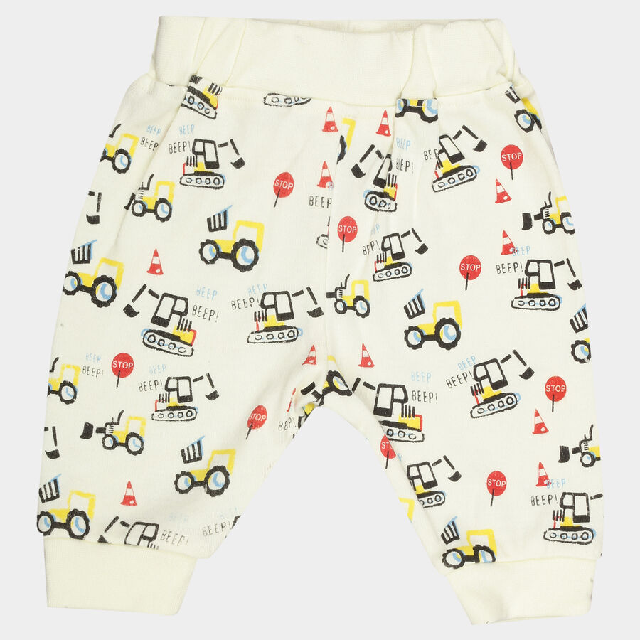 Infants Printed Pyjama, Yellow, large image number null