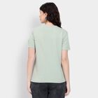 Ladies' Round Neck T-Shirt , हल्का हरा, small
