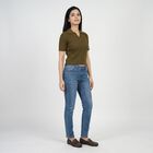 Women's Olive Green Top, Olive, small