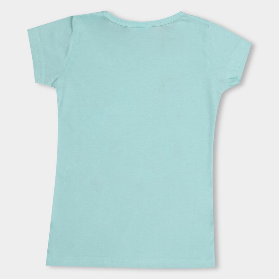 Girls' T-Shirt , Aqua, large image number null