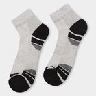 Men's Socks (Pack of 3), मिश्रित हल्का ग्रे, small