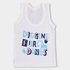 Infants' 100% Cotton Vest , White, small image number null