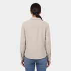 Women's Beige Classic Shirt, Beige, small