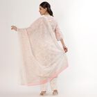 Women's Soft Blush Pink Floral Printed Ethnic Set, Light Pink, small
