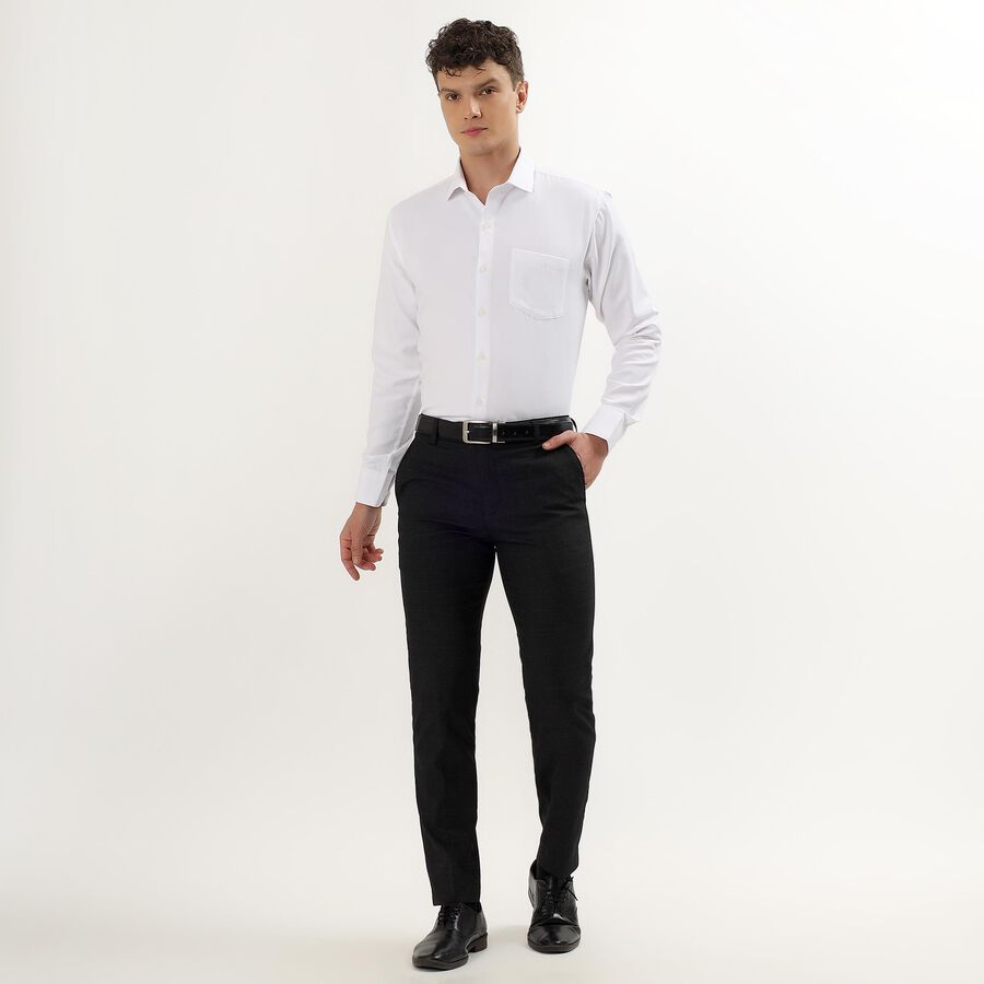 Men's Cut Away Collar Formal Shirt, White, large image number null