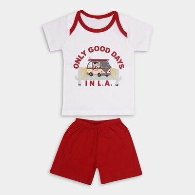 Infant Boys' 100% Cotton Baba Suit
