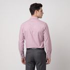 Men's Pink Button-Down Collar Slim Fit Formal Shirt, गुलाबी, small