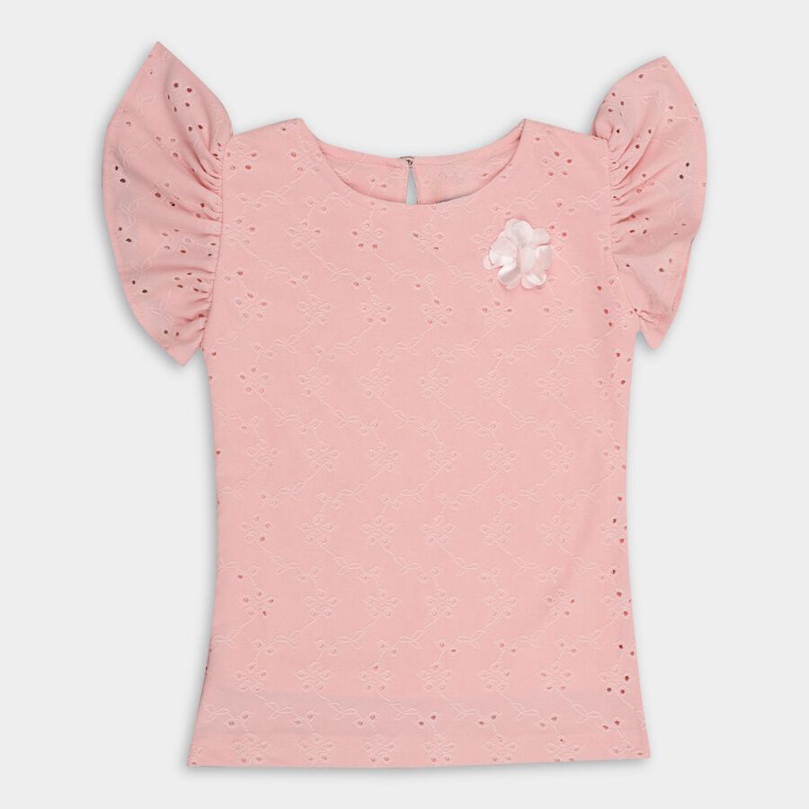 Girls' T-Shirt, Light Pink, large image number null