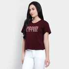 Round Neck T-Shirt, Wine, small image number null