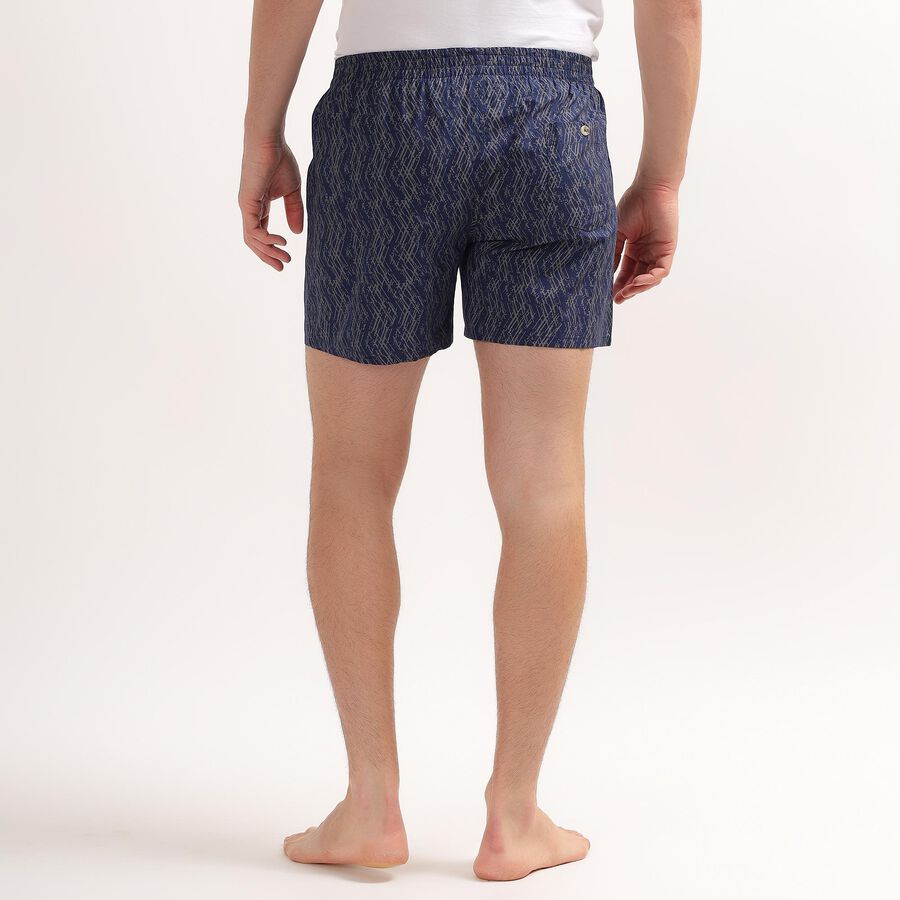 Men's 100% Cotton Boxers, नेवी ब्लू, large image number null