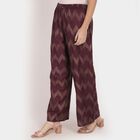 Printed Palazzo, Purple, small image number null