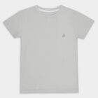 Boys' Half Sleeves T-Shirt, हल्का ग्रे, small image number null