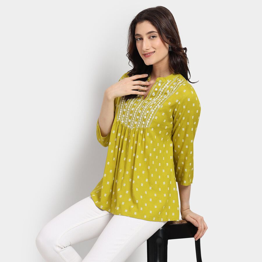 Ladies' Kurta , Olive, large image number null