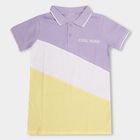 Boys' 100% Cotton Half Sleeves T-Shirt , Lilac, small image number null