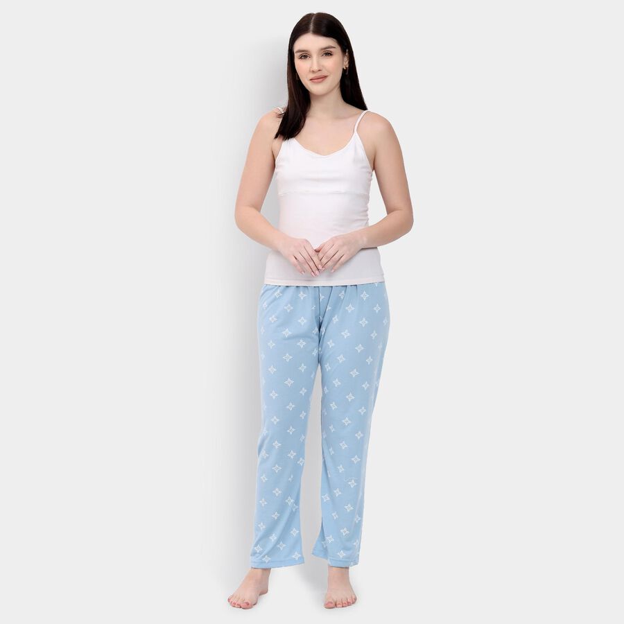 Ladies' Pyjama, हल्का नीला, large image number null