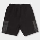 Boys' 100% Cotton Bermudas , काला, small image number null