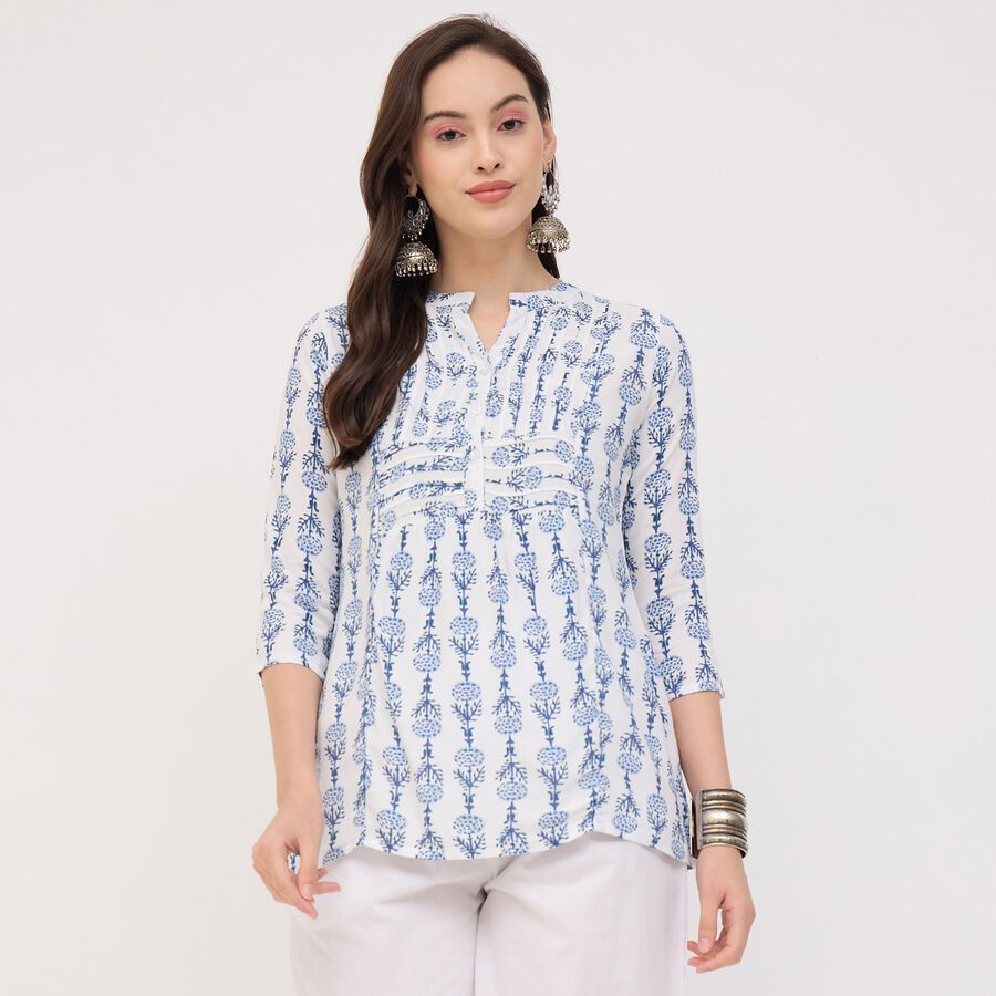 Ladies' Kurta, Off White, large image number null