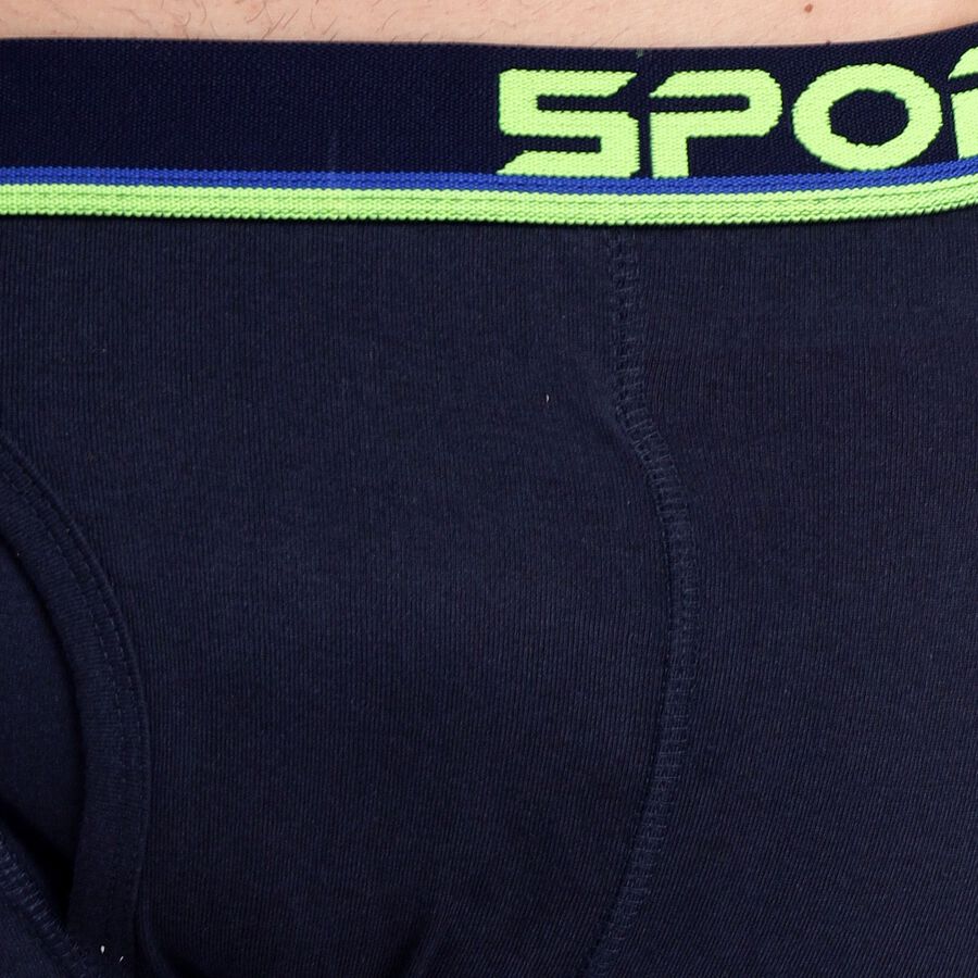 Men's Cotton Trunks, Navy Blue, large image number null