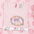 Infants Printed Cotton Baby Gift Set, Pink, small image number null