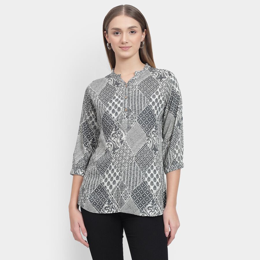 Ladies' Kurti , गहरा ग्रे, large image number null