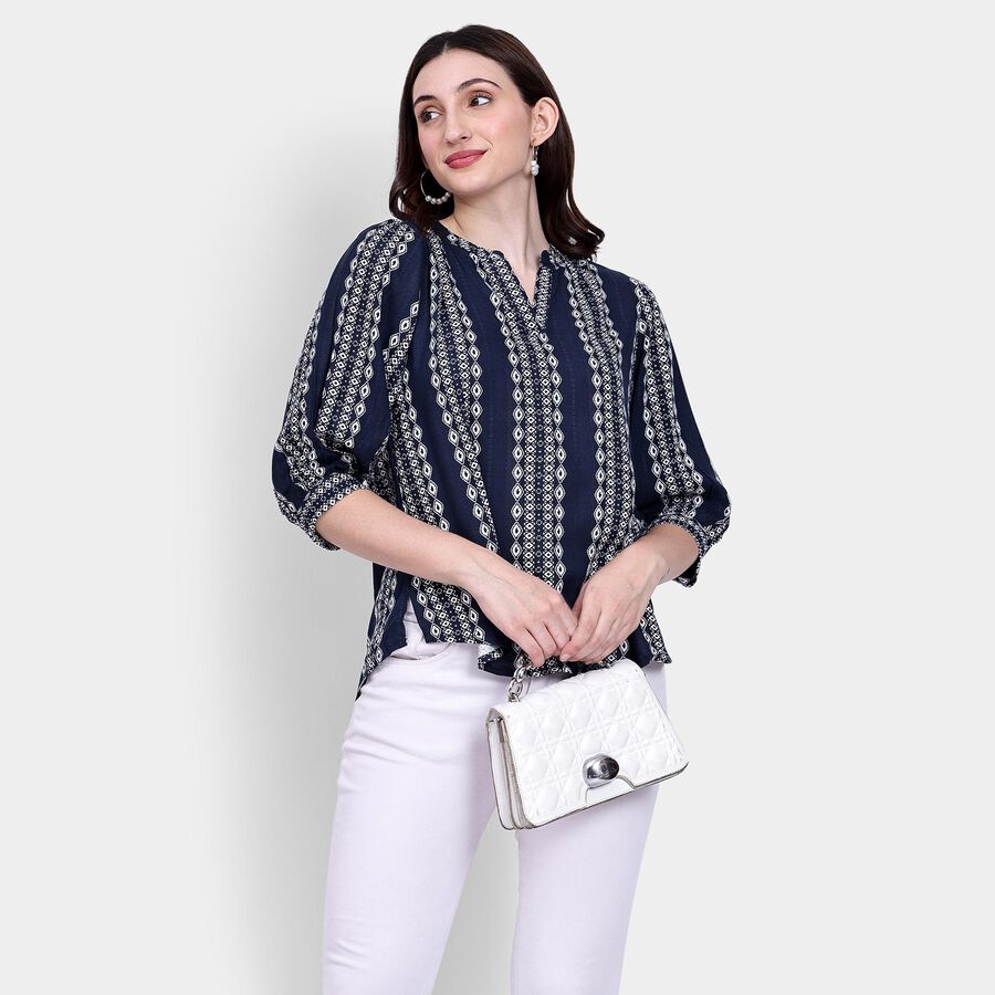 Ladies' Shirt , Navy Blue, large image number null