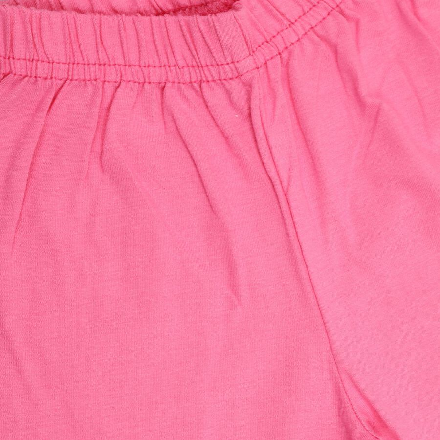 Girls' 100% Cotton Capri Set , White, large image number null