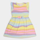 Girls' 100% Cotton Frock , गुलाबी, small image number null