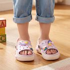 Girls' Lavender Slip-On Back Strap Clog Sandals, Lilac, small