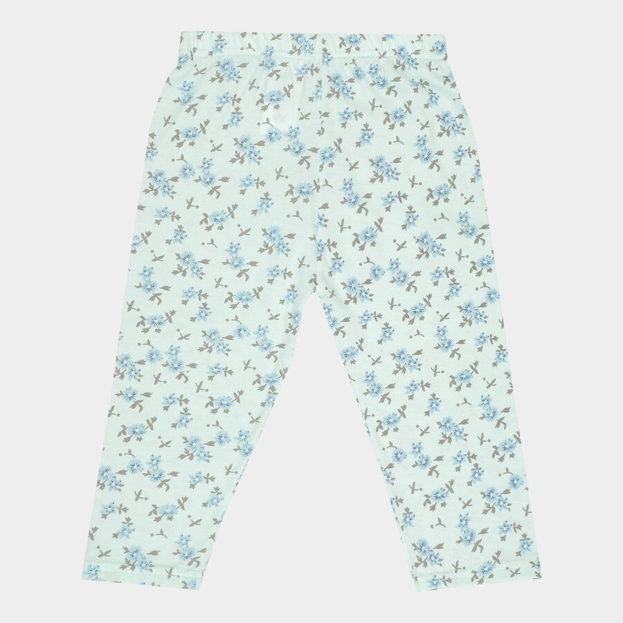 Girls All Over Print Capri, Light Blue, large image number null