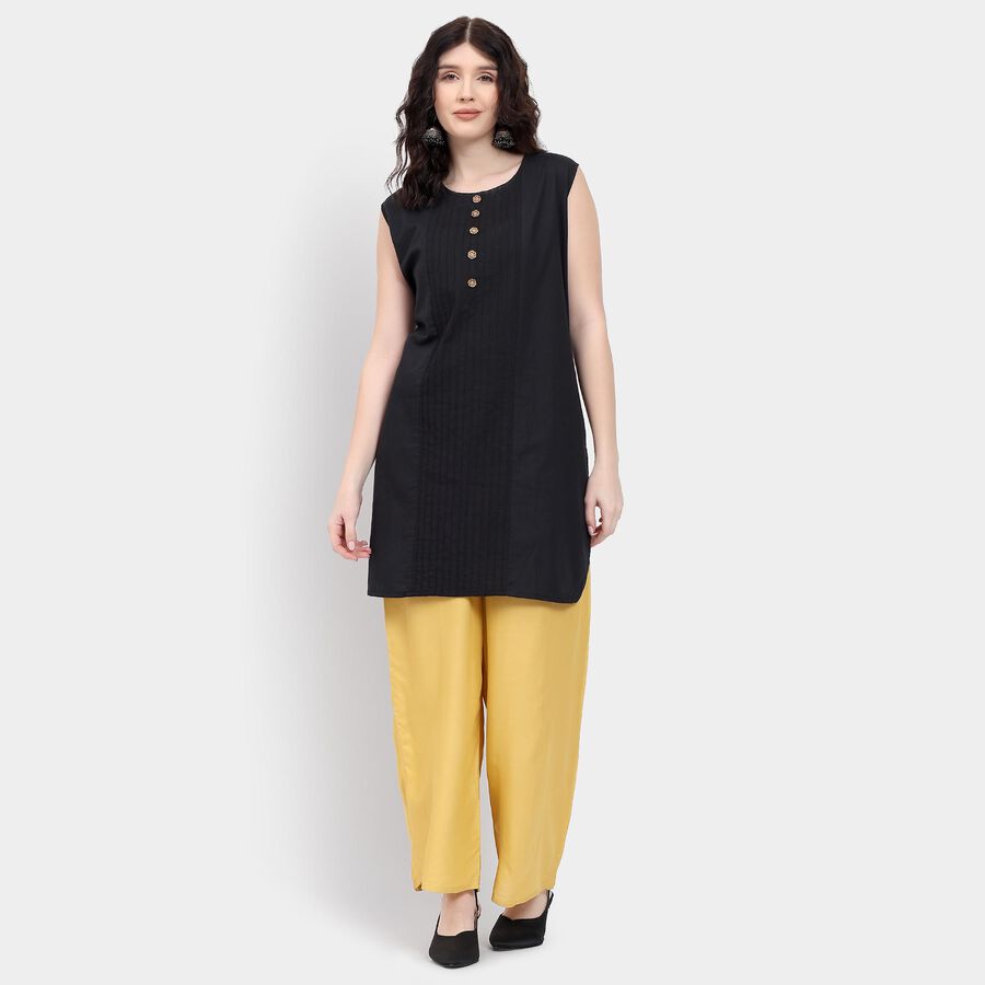 Ladies' Palazzos , गहरा पीला, large image number null