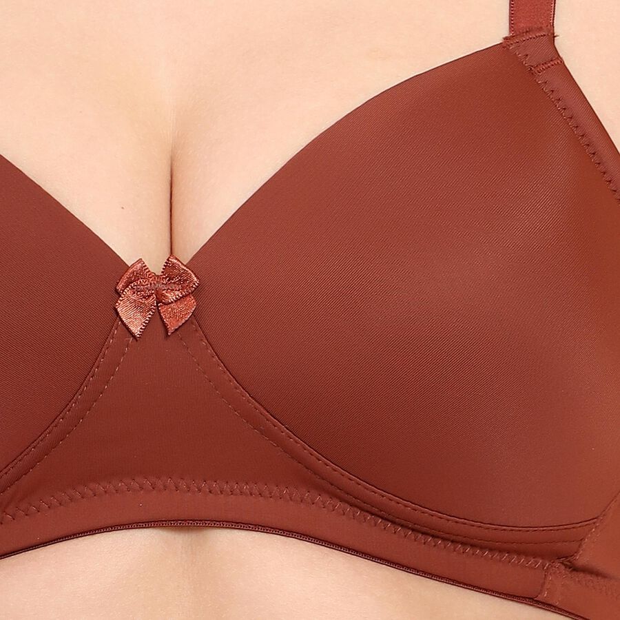 Ladies' Bra , Brown, large image number null