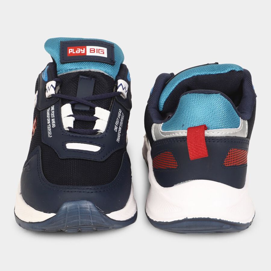 Mens Athleisure Sports Shoes, Navy Blue, large image number null