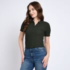 Ladies' Polo T-Shirt, Dark Green, small image number null