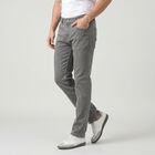 Men's Grey Slim Fit Solid Jeans, Light Grey, small