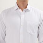 Men's Cut Away Collar Formal Shirt, White, small image number null